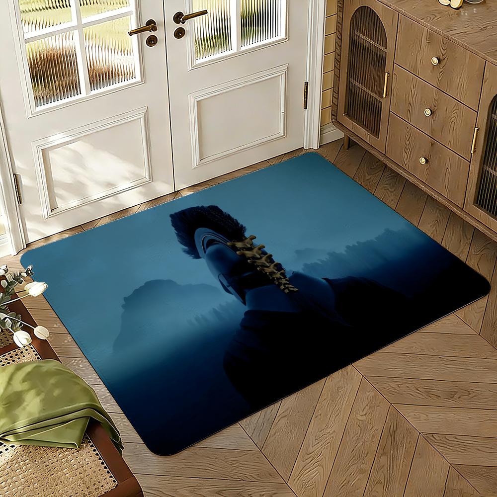 The Odyssey TV Floor Mat Soft Thickened Absorbent Non-Slip Bedroom Living Room Door Mat Home Decor Flannel Rugs