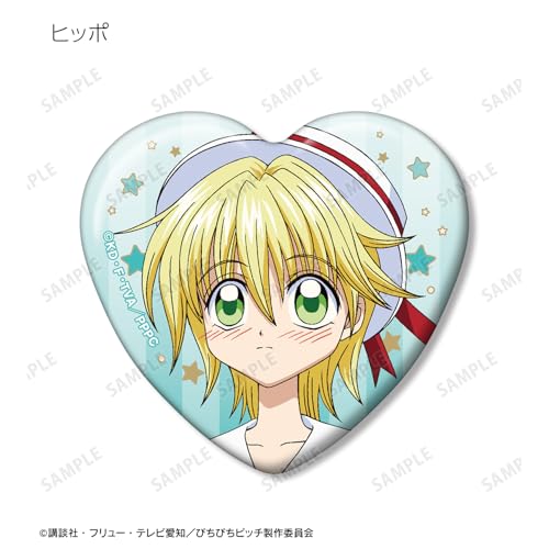 Michi Pichi Pitch" Anime Trading Heart-Shaped Can Badges Box of 12