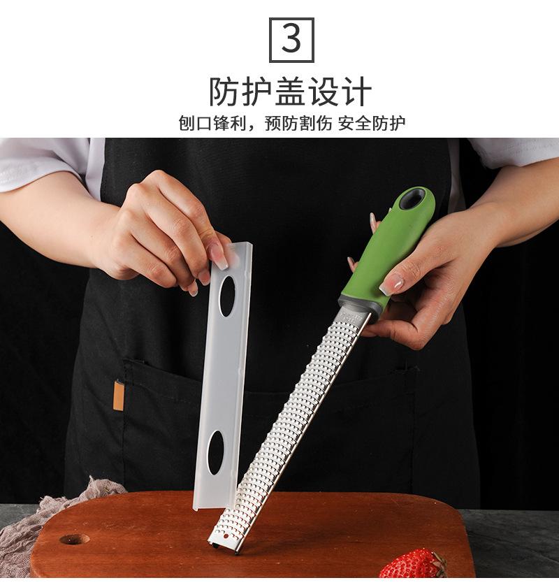 Citrus Lemon Zester & Cheese Grater-Parmesan Cheese, Lemon, Ginger, Garlic, Nutmeg, Chocolate, Vegetables, Fruits, Kitchen Tools