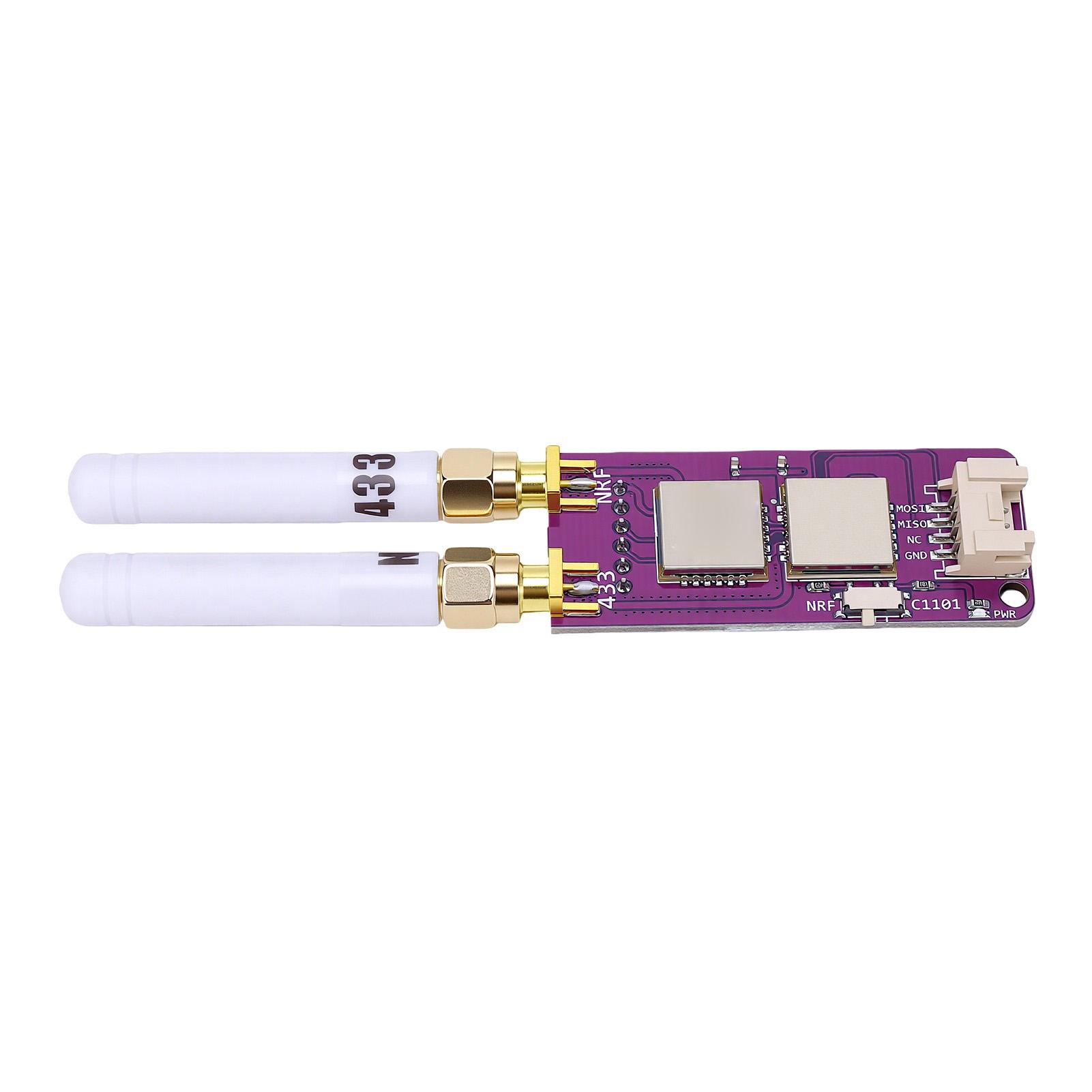 Módulo RF 2 en 1 Apto para Placa de Desarrollo M5Stack StickC Plus2 CC1101 NRF24 Placa RF de Doble Banda