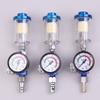 Pneumatic Spray Gun Air Regulator Gauge Water Trap Filter Tool Jp/Eu/Us Adapter