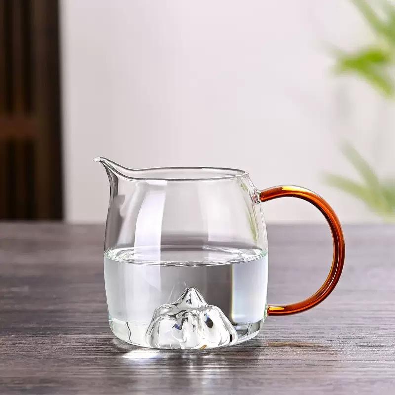 

400 мл Guanshan термостойкий стеклянный чайный кувшин Fair Cup Kung Fu Tea Set Chahai Tea Ceremony Glass Serviсe Tea Cup Coffee Pot 400ml янтарь