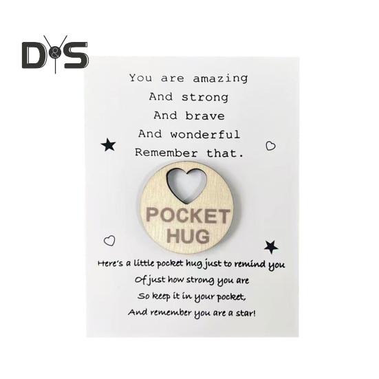 

Карманная открытка-обнимашка с изображением сердечка любви, памятный подарок в виде сердечка, эмоциональная поддержка, карманный жетон-обнимашка, подарок на выпускной, скучающий по тебе, подарок для него или для нее, семьи, друзей 1pc