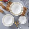 6-inch White Round Serving Bowl