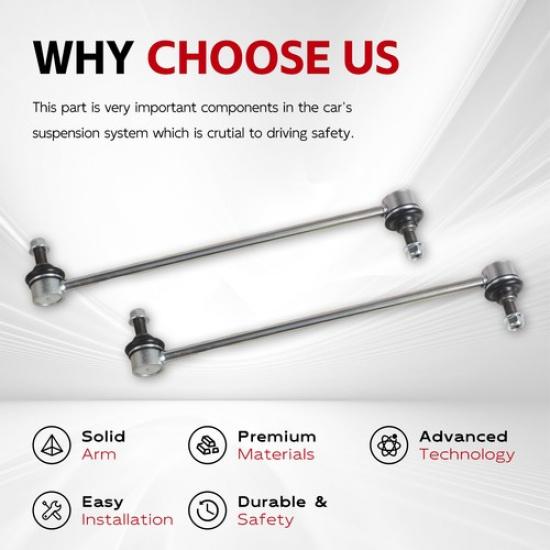 2Pcs Front Stabilizer Sway Bar End Links for Honda CR-V CRV 2017-