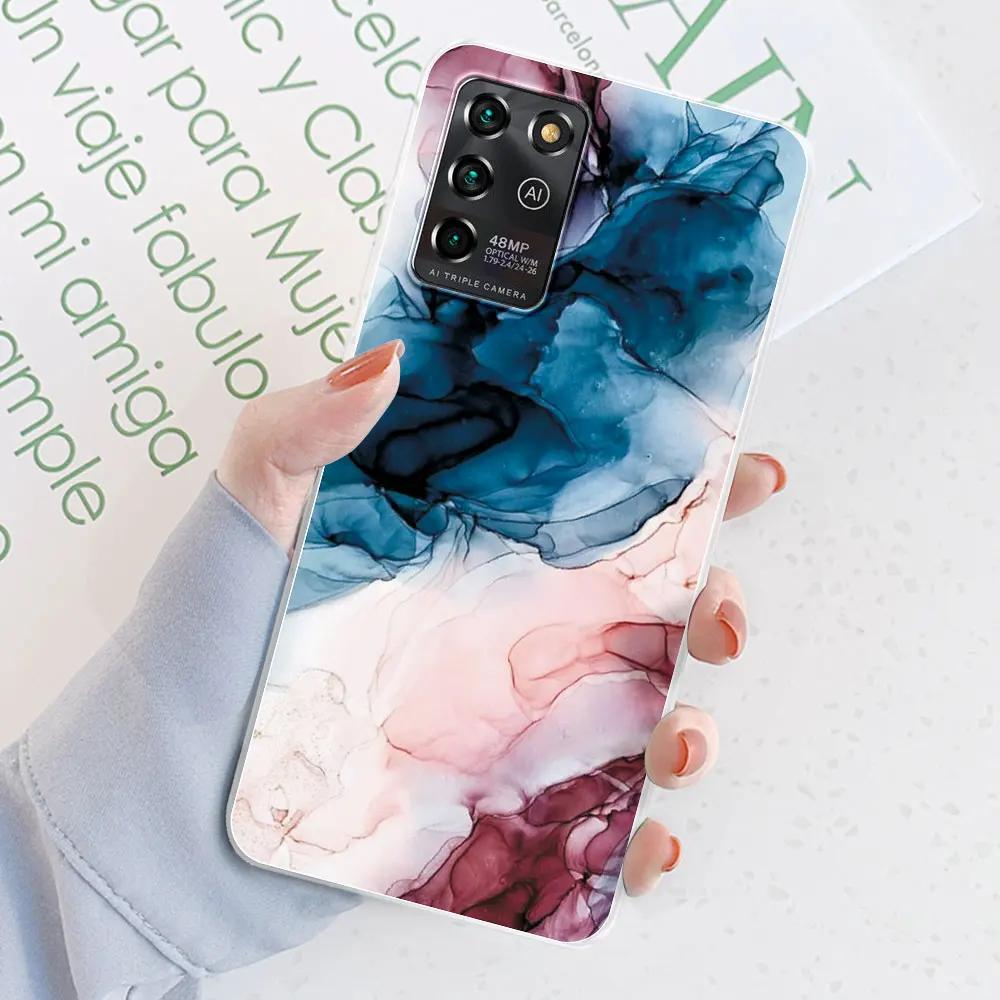 Für ZTE Blade V30 Vita Hülle ZTE Blade V2022 Cover Transparentes Silikon Weiches TPU Handy Hüllen Case Für ZTE V30 Vita Hülle Bumper
