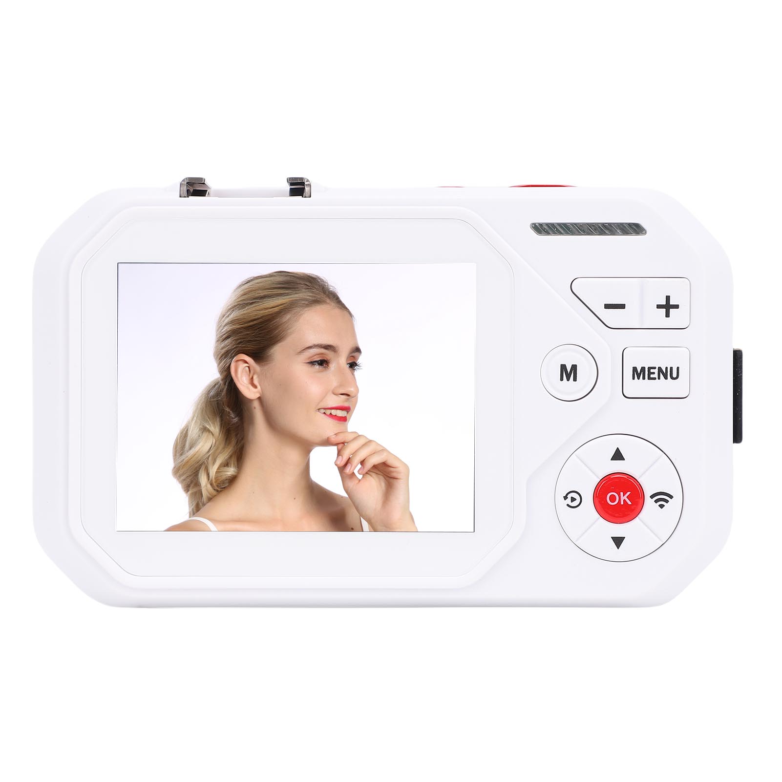 

Dual Screens Digital Camera 48MP HD 16x Zoom Autofocus WiFi Digital Video Camera with 2.8 Inch білий