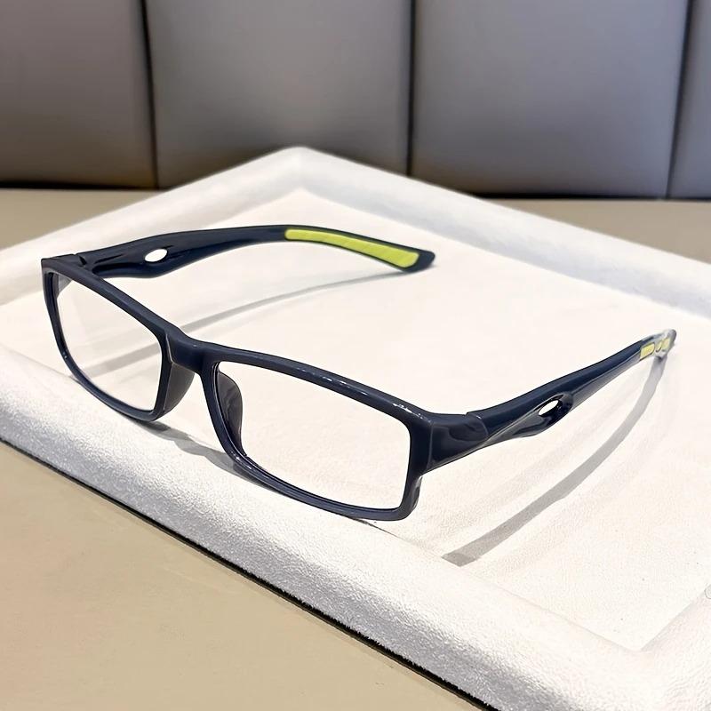5Pairs of Sports Reading Glasses for Men and Women - Anti Blue Light Anti Slip Rectangular Frame