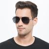 Old Bull Men's Polarized Frog Eye Sunglasses, High-end Metal Fishing & Driving Glasses with Sheet Temple Tips.