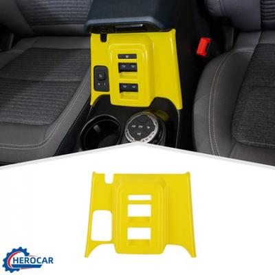 Fensterheber-Schalterrahmen Dekoration Abdeckung Zierleiste für Ford Bronco +4DR Gelb