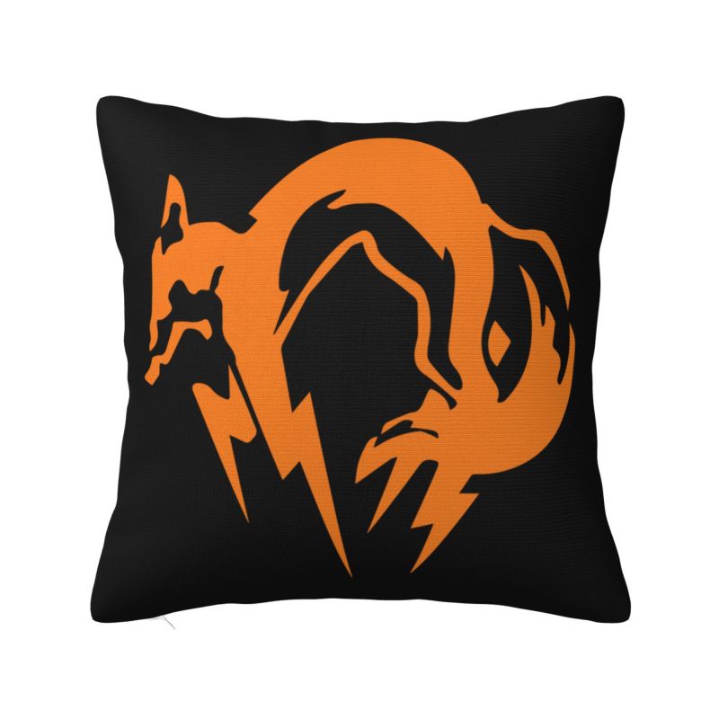 Luxury Metal Gear Solid Codec Cushion Covers 40x40cm Velvet Video Game Lover Pillow for Sofa Square Pillowcase Decoration