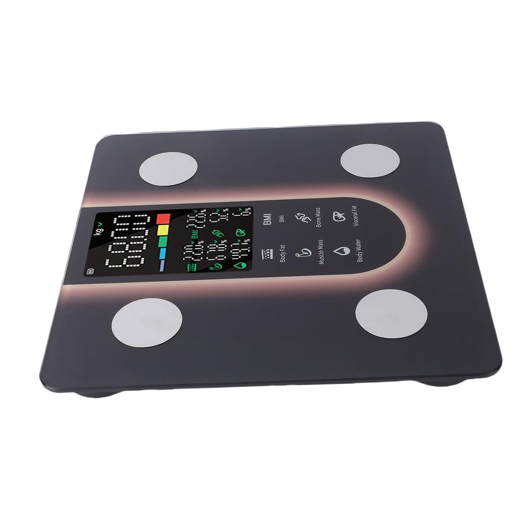 Smart Scale Accurate Health Tracking   Digital Weighing Scale with LED Large Display Sync App for Home Use