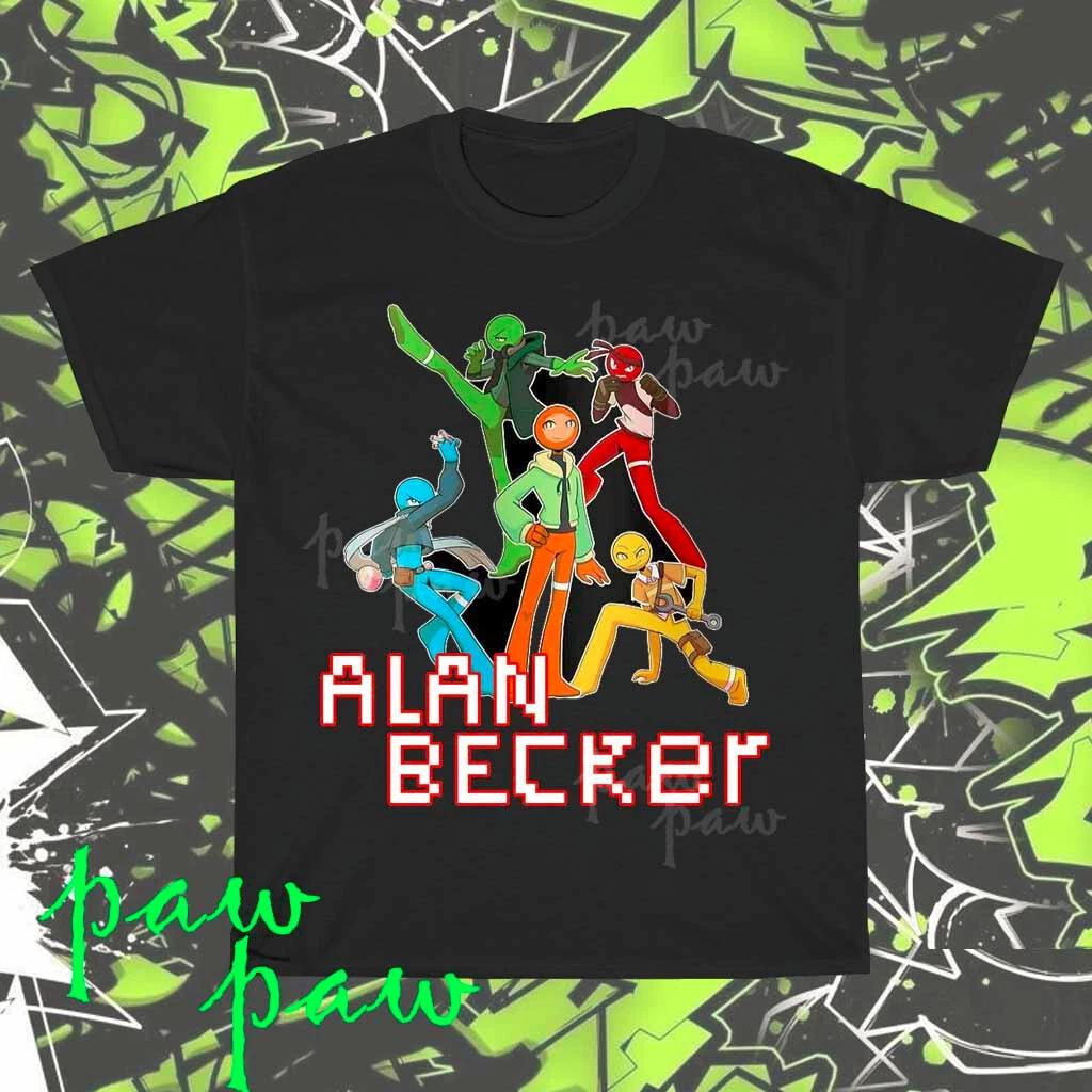 Brand New alan becker Logo American T-Shirt Funny Size S to 5XL M