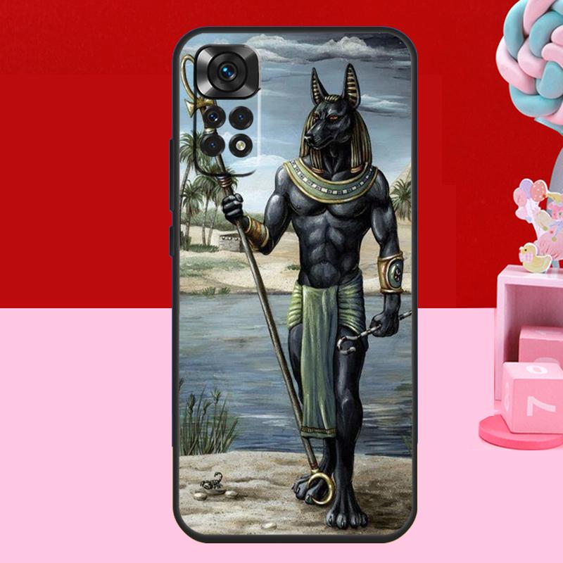 Anubis Ankh Pharaoh Case For Xiaomi Redmi Note 11 10 12 13 14 15 Pro Plus Redmi 15 C 14C 10C 12C 13C Soft Cover