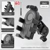 Bicycle & Motorcycle Phone Holder: Anti-Shake, Anti-Vibration, Universal Fit for Electric Vehicles & Delivery Use