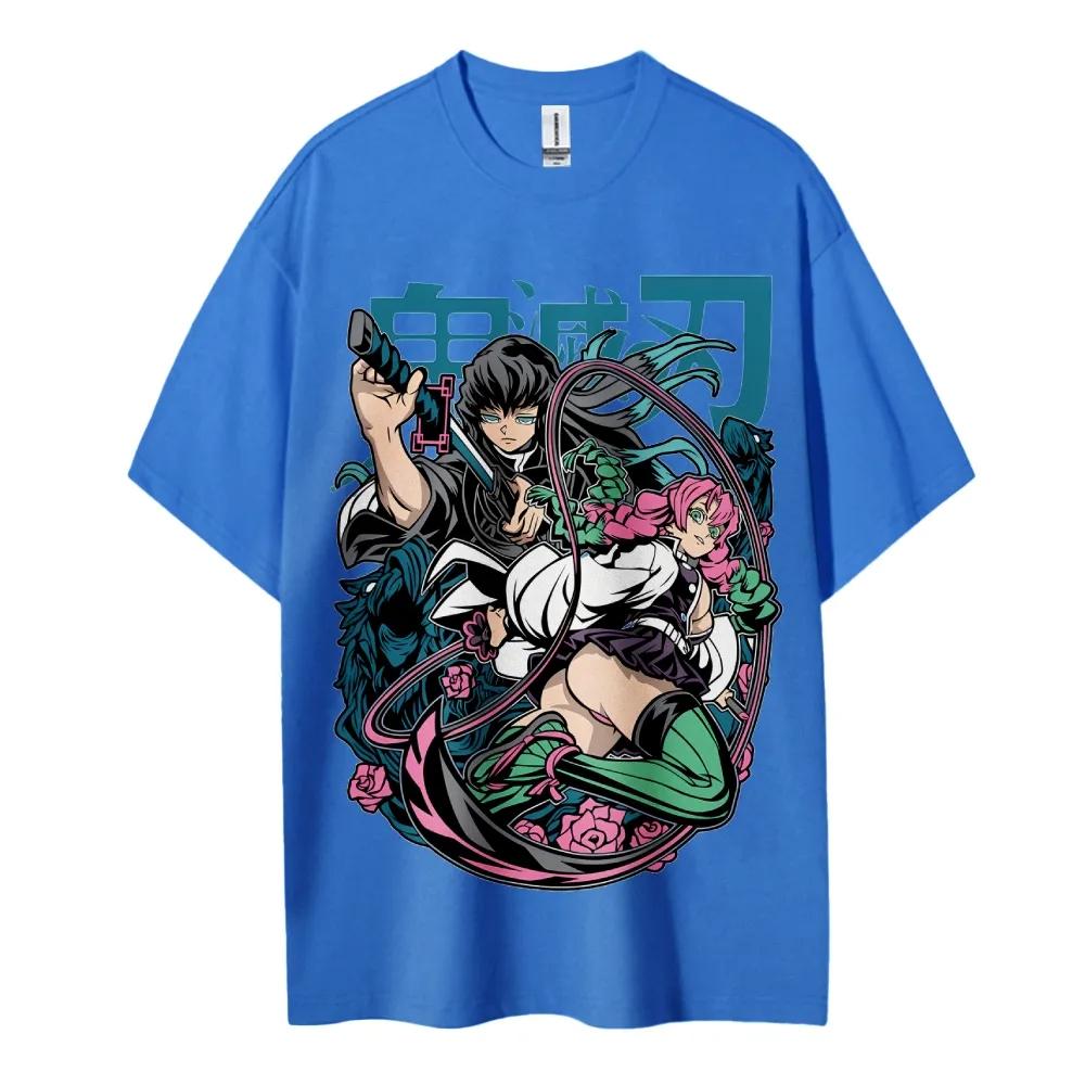 Demon Slayer Japanese Hotblooded Anime Classic Characters Sports Casual Shortsleeved Comfortable Halfsleeved Popular Slayer