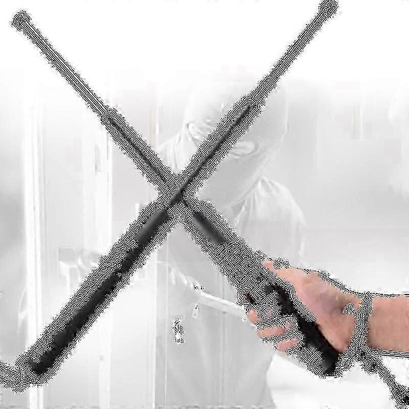 Teleskopischer Sicherheitsstock 3-teilig ausziehbarer Gehstock Taschenstock mit Lanyard