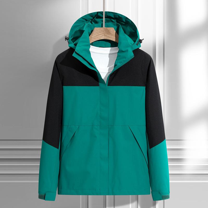 

Женские военные куртки для активного отдыха, лоскутные цветные кардиганы с капюшоном на молнии, легкие дышащие спортивные толстовки для походов, пальто 4XL зелёный