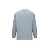 Reebok Round Neck Fashion Casual Logo Print Long Sleeve T-Shirt Unisex Tops Light-Gray 24FRM507UGG3