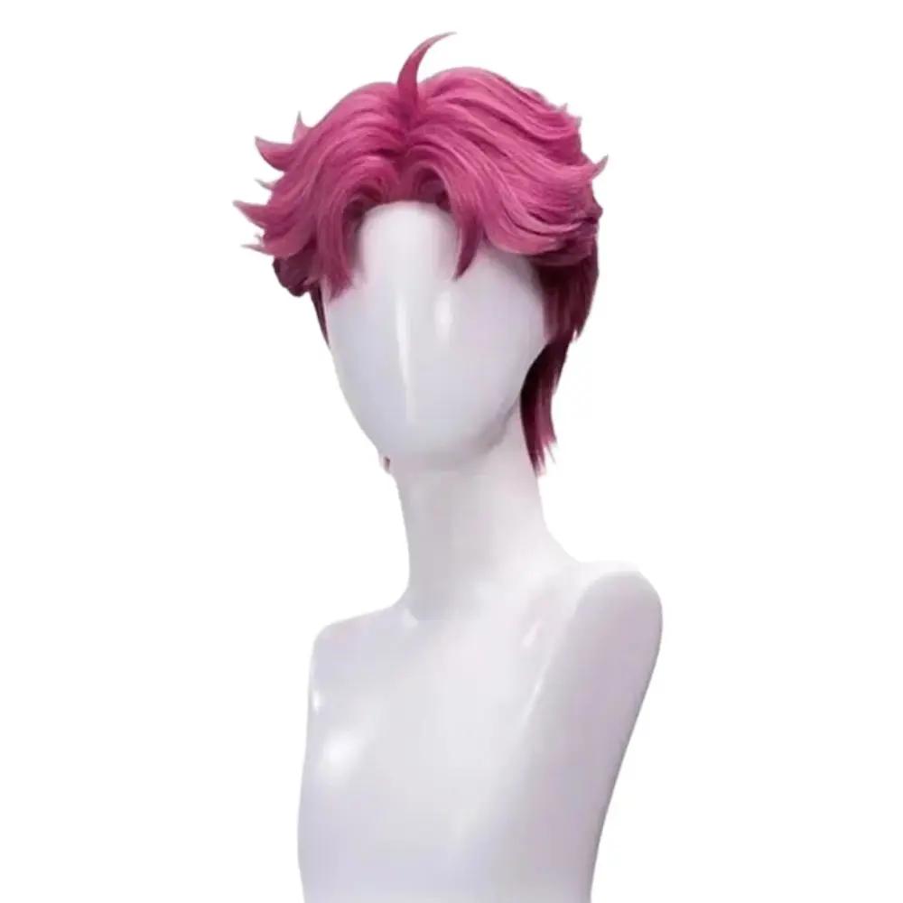 Kpop Demon Hunters Saja Boys Jinu Baby Abby Mystery Romance Cosplay Wig for Men Hair With Free Wig Cap Halloween Accessories
