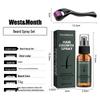 West&Month Men's Beard Nourishing & Moisturizing Spray Set - Smooths & Shines.