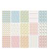 30 Fogli Carta Artigianale Floreale Vintage Carta Pattern Pattern Retro Ditsy Blocco Carta per Journaling