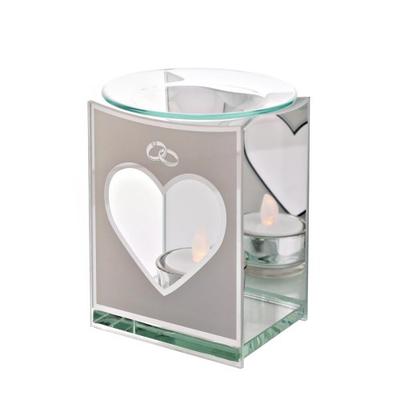 Amore Mirrored Glass Bordered Oil Burner