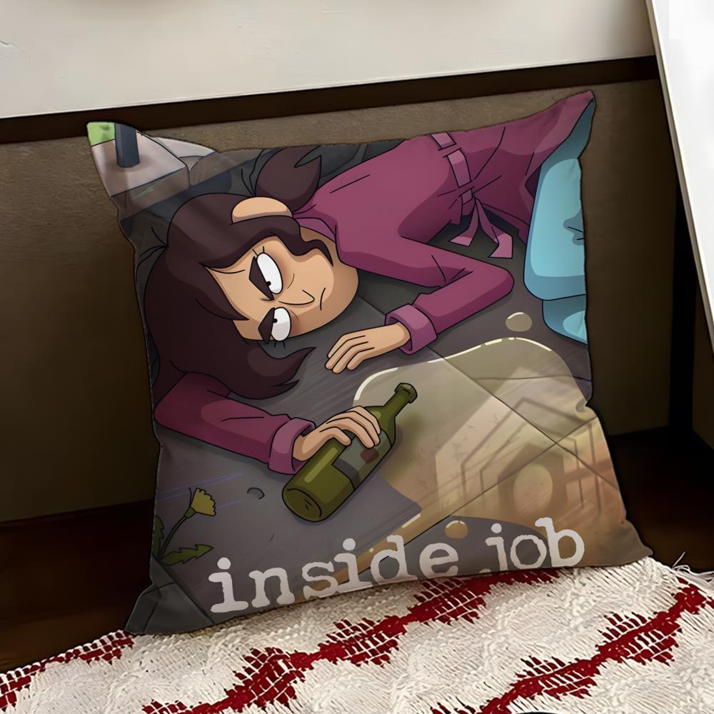 TV IInside JJob Cushion Cover Reversible Soft Durable Pillow Cover Home  Car MultiScene Use for Daily Comfort