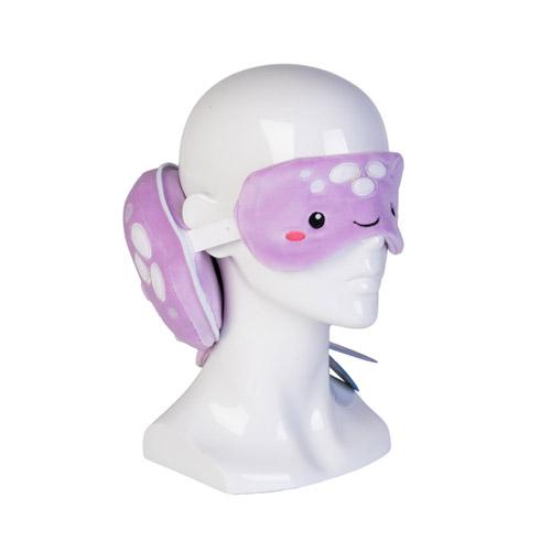 Smoosho's Pals Travel Mask and Pillow Set (Jellyfish)