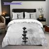 Bold Expressions Big Bang Era Bedding (1 * Duvet Cover + 2 * Pillowcase, Without Core) 2D Flat Bedding Set Duvet Cover and Pillowcase