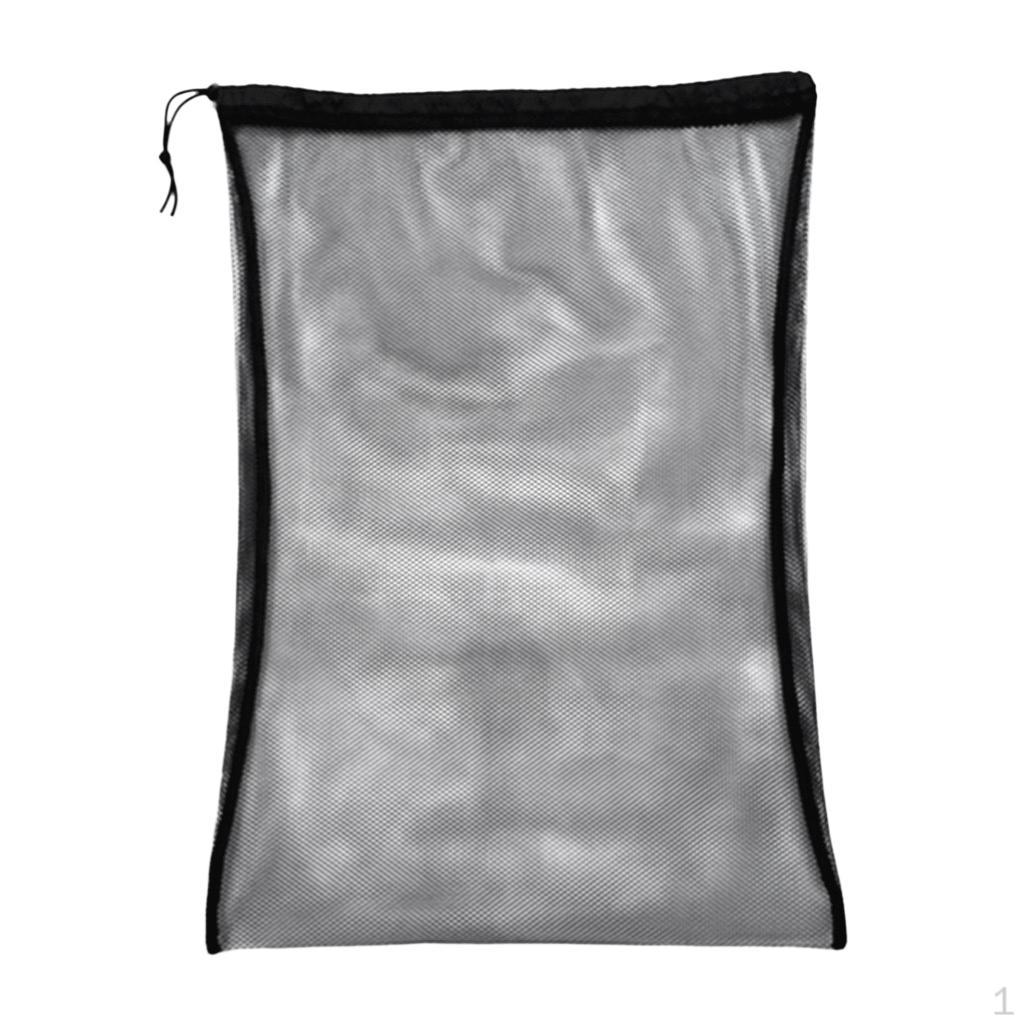 

Heavy Duty Mesh Drawstring Bag for Snorkeling Goggles Equipment 25 x 18