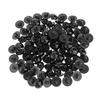 100 st Svampknapp Kupold sömnad Djurögon Docka DIY Craft Svart 12mm