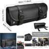 Motorcycle Saddlebags PU Leather Front Fork Tail Tool Bag Luggage For Harley Chopper Bobber Cruiser Sportster XL 883 1200 Bag