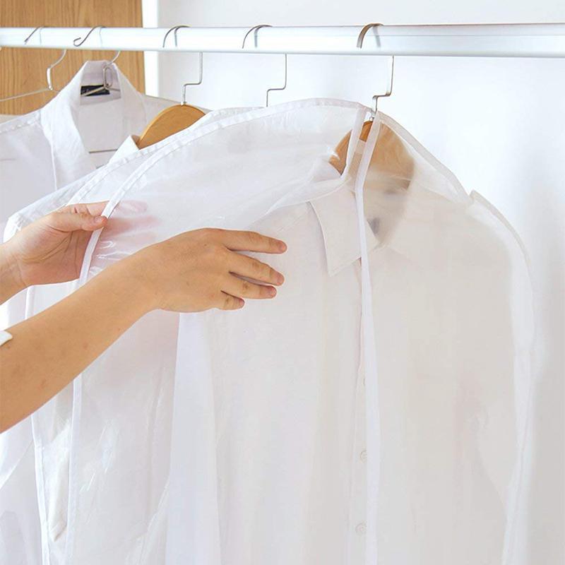 Clothes Dust-proof Bag Transparent Three-dimensional Clothing Dust-proof Cover Suit Cover Coat Dust-proof Printing Hanging Bag YSXX