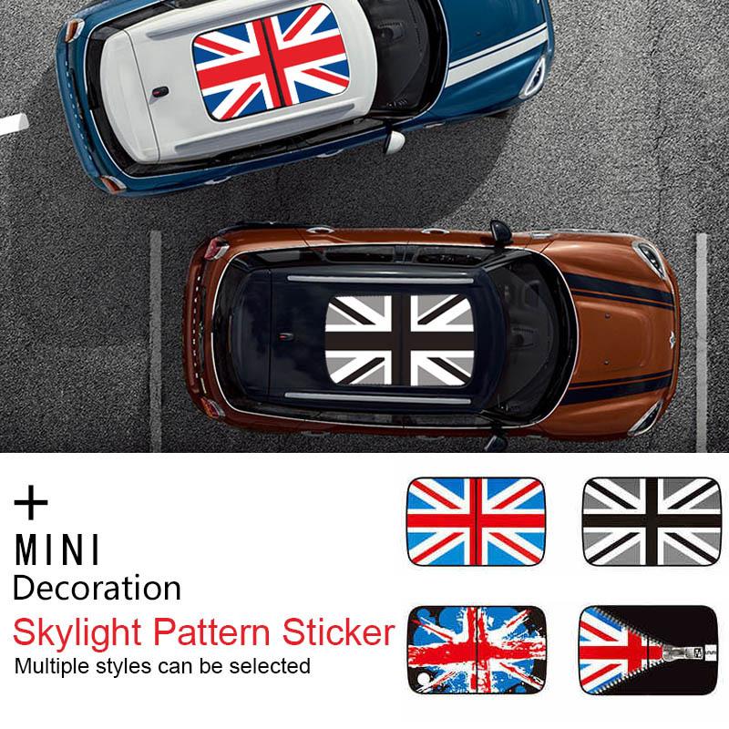 New Roof Skylight Sticker Car Styling for MINI COOPER F55 F56 F60 F54 R55 R56 R60 R61 Clubman Countryman Auto Assessoires Decals