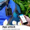 Tuya Smart Padlock Fingerprint Password 3 In 1 Electric Biometric Lock Waterproof Keyless Mini Smart Locks Anti-theft Padlocks