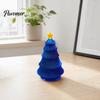 Rounded Edge Fidget Toy 3D Printed Christmas Tree Toy, Lightweight Mini Desktop Ornament, Office Desk Anxiety Reducer Decompression Hand for