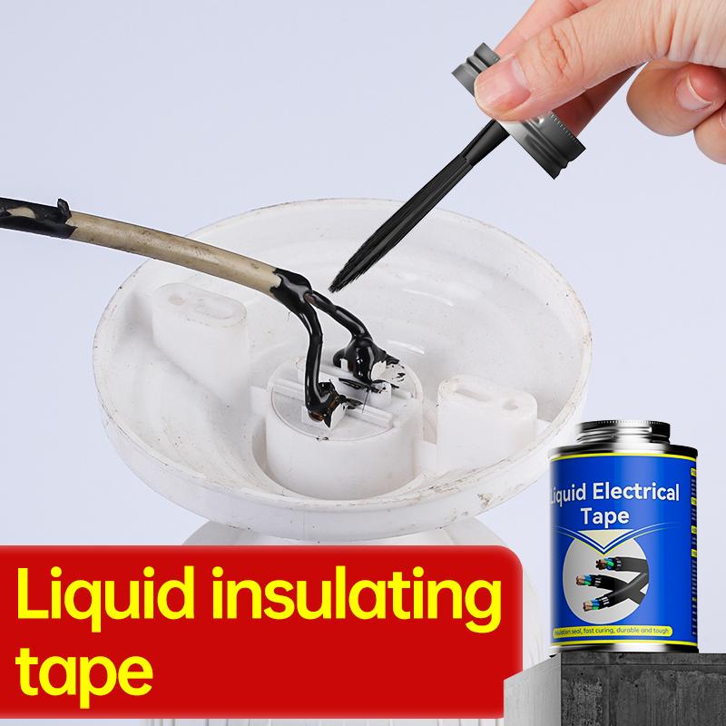 1/2pcs 30/125 ml Liquid Electrical Tape Insulating Tape Rubber Electrical Wire Cable Coat Fix Line Glue Liquid Insulation Paste