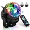 RGB Disco Ball Party Lights DJ Disco Light LED Projector Strobe Lamps Birthday Party Car Club Bar Karaoke Xmas Sound Lights 2025
