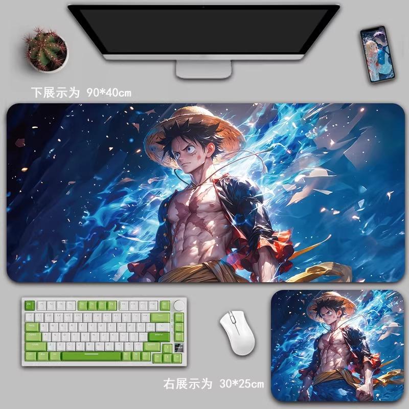 Cartoon Anime ONE PIECE Mouse Pad Oversized One Piece Roronoa Zoro Monkey D. Luffy Animation Game Office Computer Desk Mat Two-dimensional Peripheral