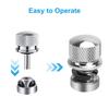 4X Quick Release Rear Fender Seat Bolt Nut Kit Motorcycle Mount Screw For Harley Sportster Xl Softail Fl Dyna Street Bob Road