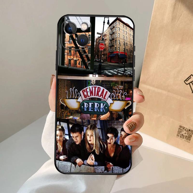 Friends TV Show Case Cover For iPhone 16 15 14 12 Pro Max 11 13 Pro Max X XR XS MAX Plus 12 Mini Coque