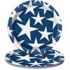 Unique Party Stars And Stripes 4th of July Party Plates (Pack of 8)