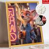 Disney Pearl Painting Zootopia Nicks Creative Pearl Art Painting 5D DIY Pearl Embroidery Mosaic Cross Stitch Kit Home Decor