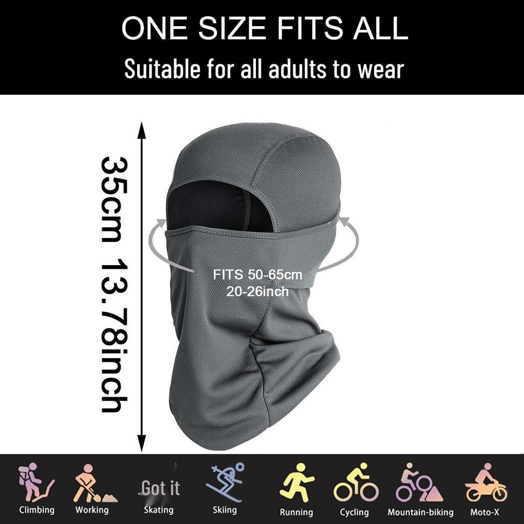 Cycling Windproof Tiger Balaclava Helmet Liner - Breathable & Quick-Dry