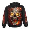 Spiral Direct Childrens/Kids Skull Blast Back & Sleeve Print Pull Over Hoodie
