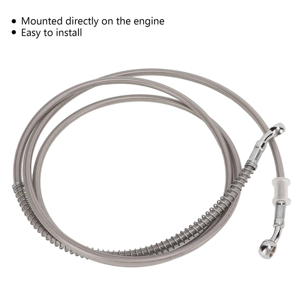 Motorcycle Brake Hose Steel PVC Brake Line for Most Motorbikes Easy Installation