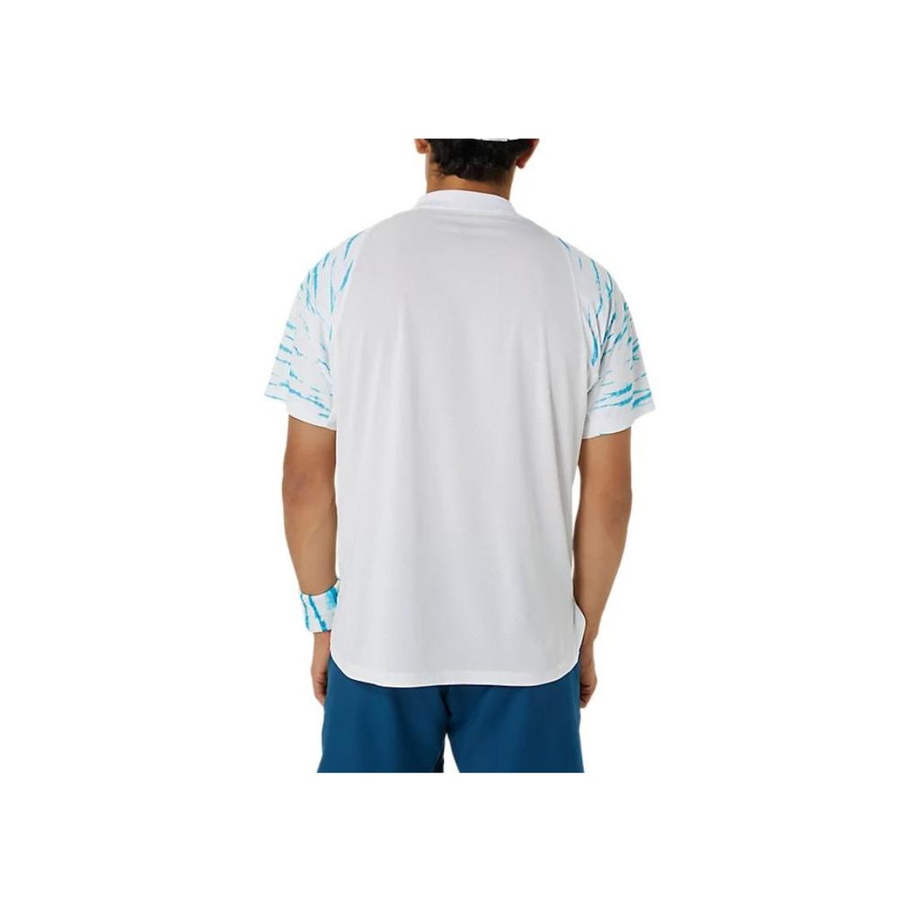 Asics Game Soft Comfortable Dry Tennis Shirt Men Tops Bright-White 2041A303-100