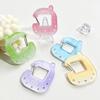 Acrylic Hollow Phone Shape Trinkets Keychain Bag Charm Accessory Carabiner Backpack Pendant Handbook Decoration Gifts