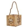 Hill Interiors Wooden Snowflake Tealight Holder